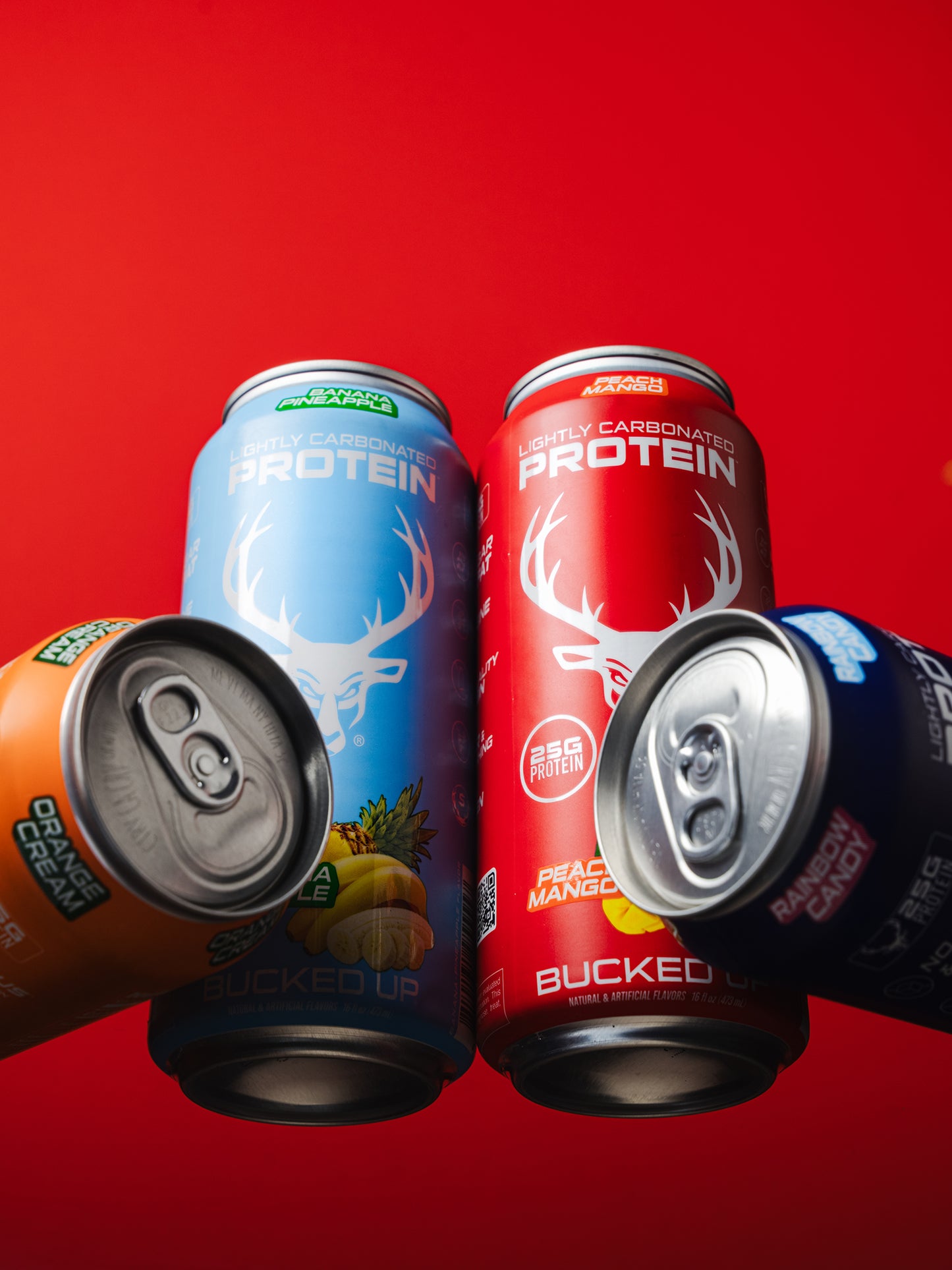 Bucked Up’s Lightly Carbonated Protein Drink