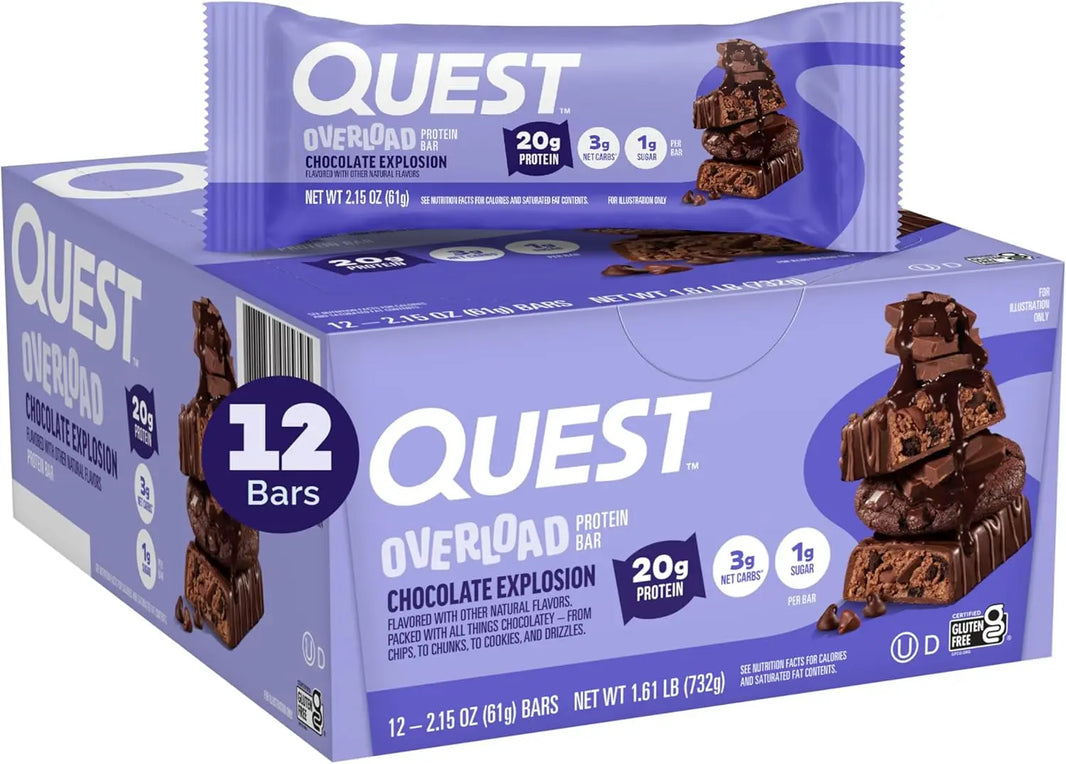 Quest Nutrition Overload Protein Bars Quest