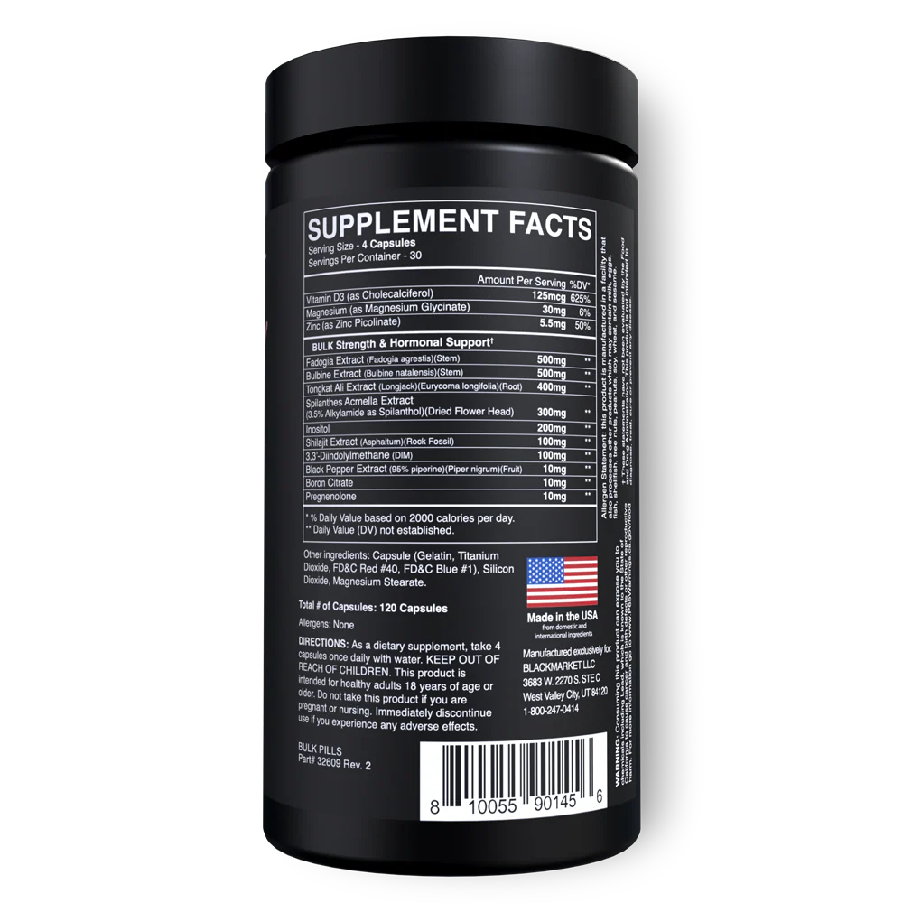 BULK Testosterone PILLS