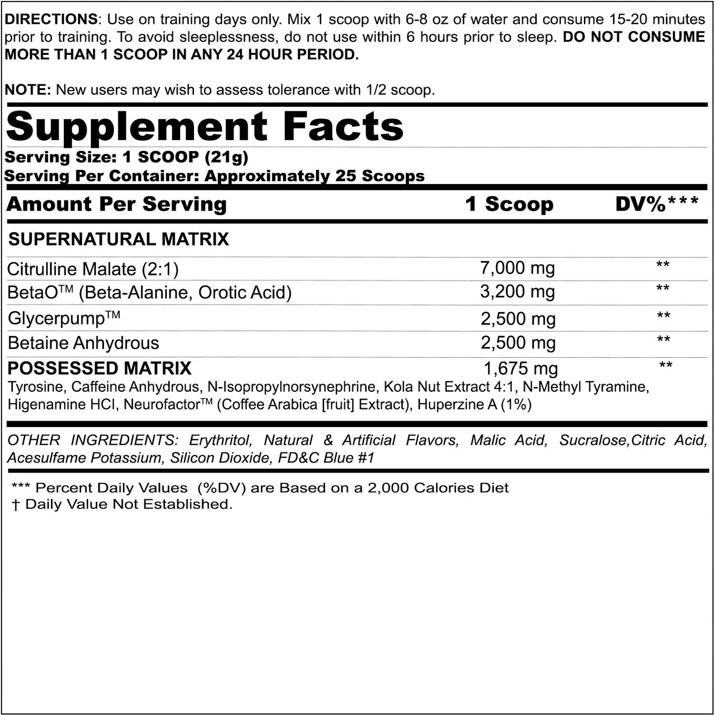 BZRK High Potency Pre-Workout Max Muscle Orlando