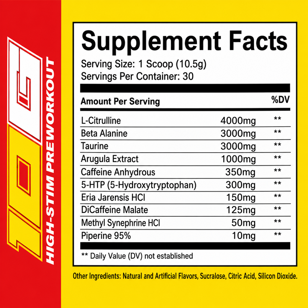 Global Supremacy | 10G High-Stim Pre-Workout