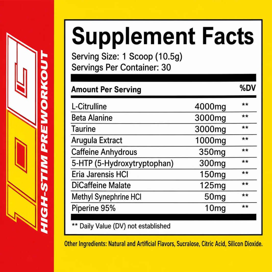 Global Supremacy | 10G High-Stim Pre-Workout Global Supremacy