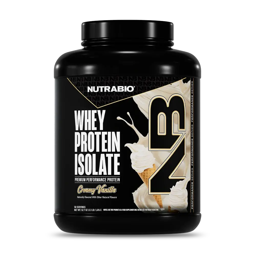 NutraBio | 100% Whey Protein Isolate 50 SV NutraBio