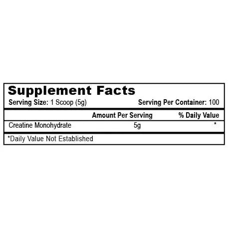 Creatine Monohydrate 500g Max Muscle Orlando