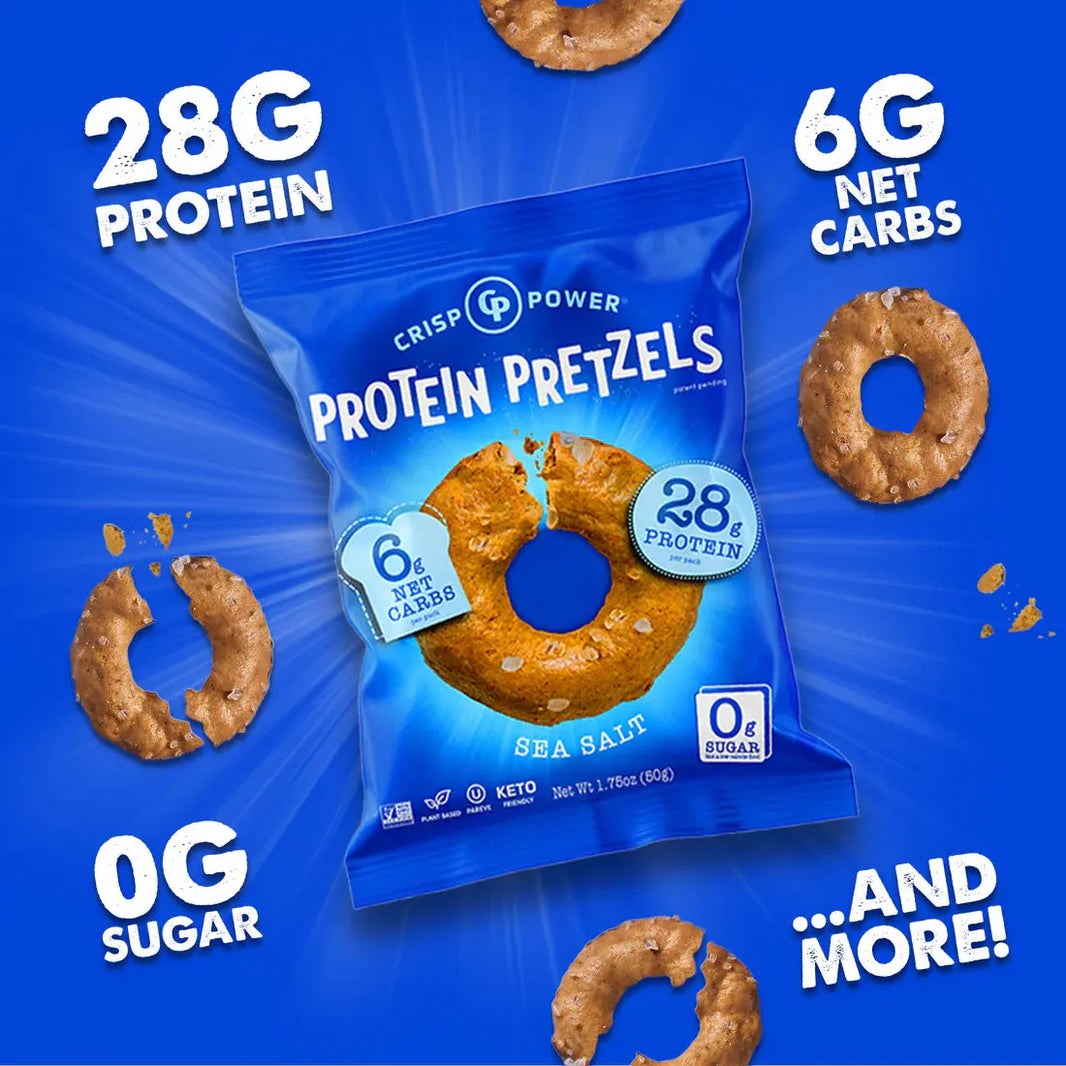 Crisp Power | Protein Pretzels Protein Pretzel