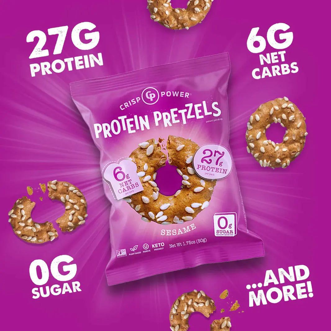 Crisp Power | Protein Pretzels Protein Pretzel