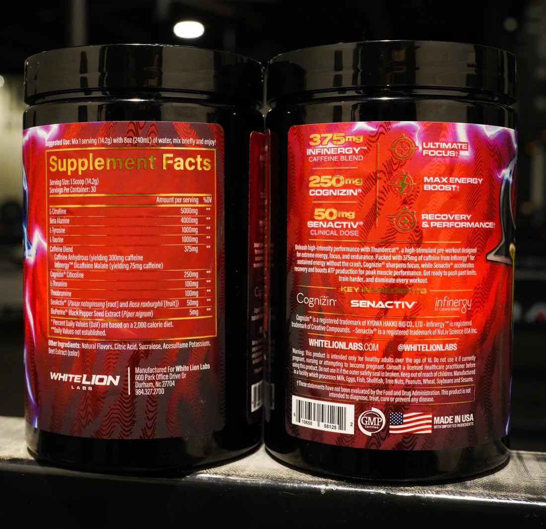 Thundercat HIGH STIM Pre-Workout