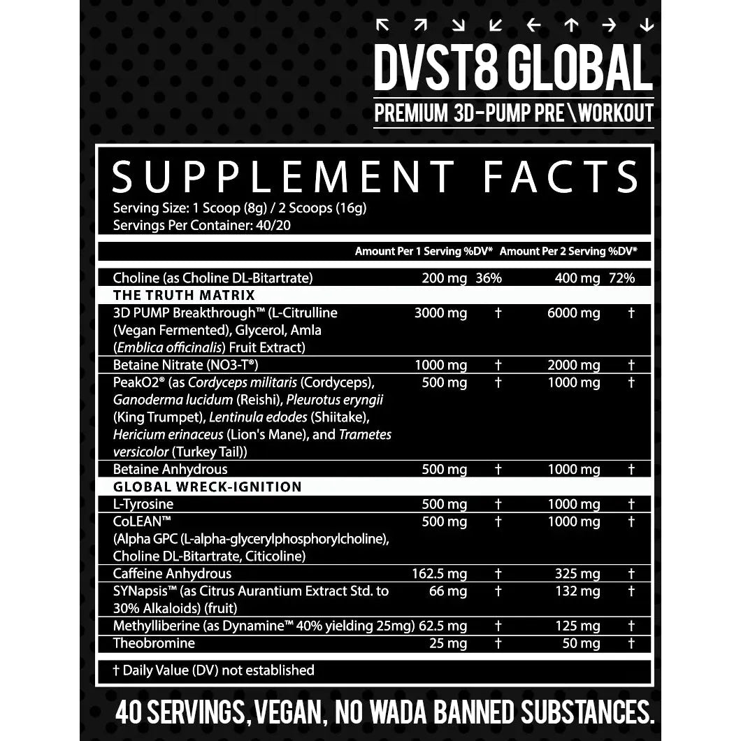 DVST8 Global™ Pre-Workout Max Muscle Orlando