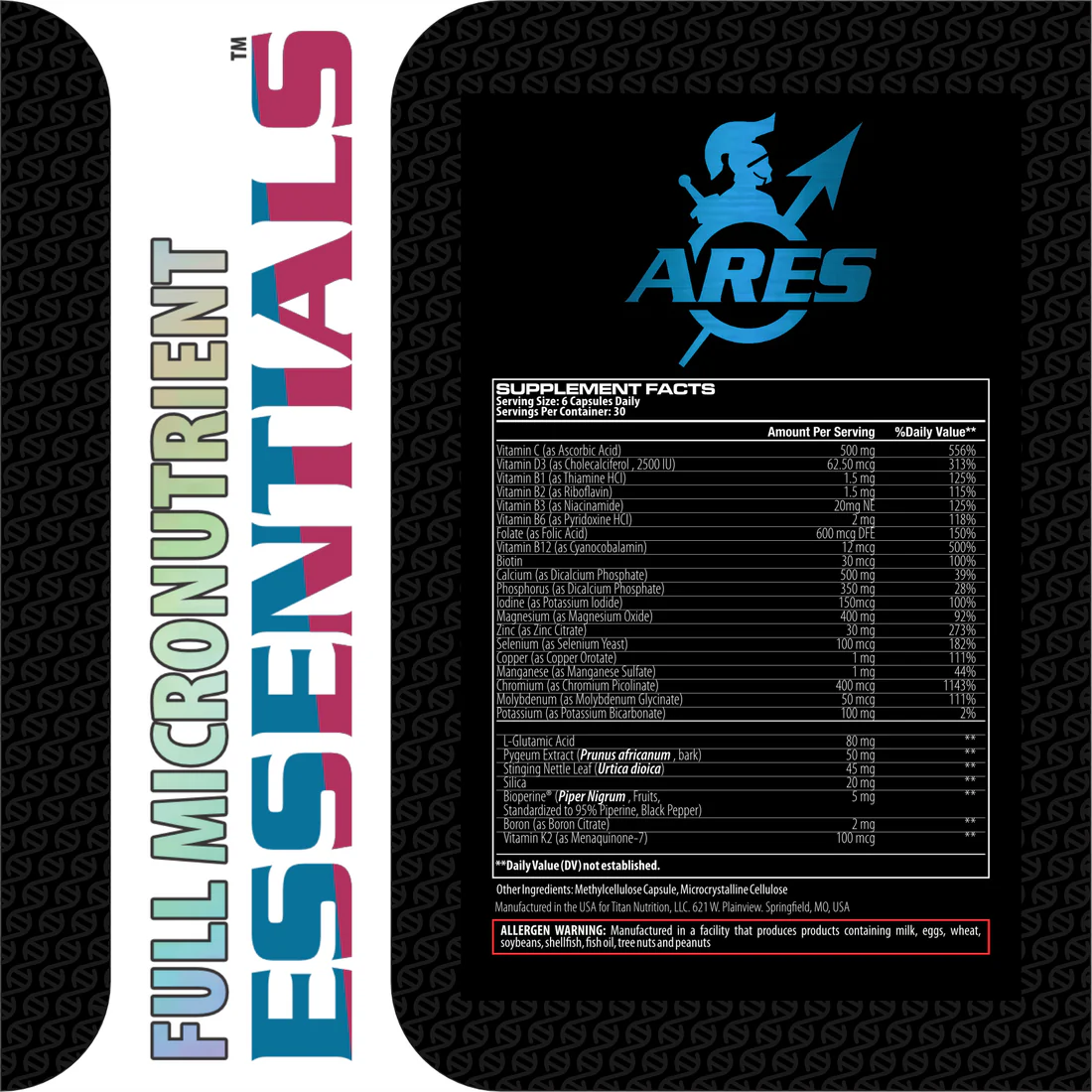 ESSENTIALS™ -ARES Daily Multivitamin