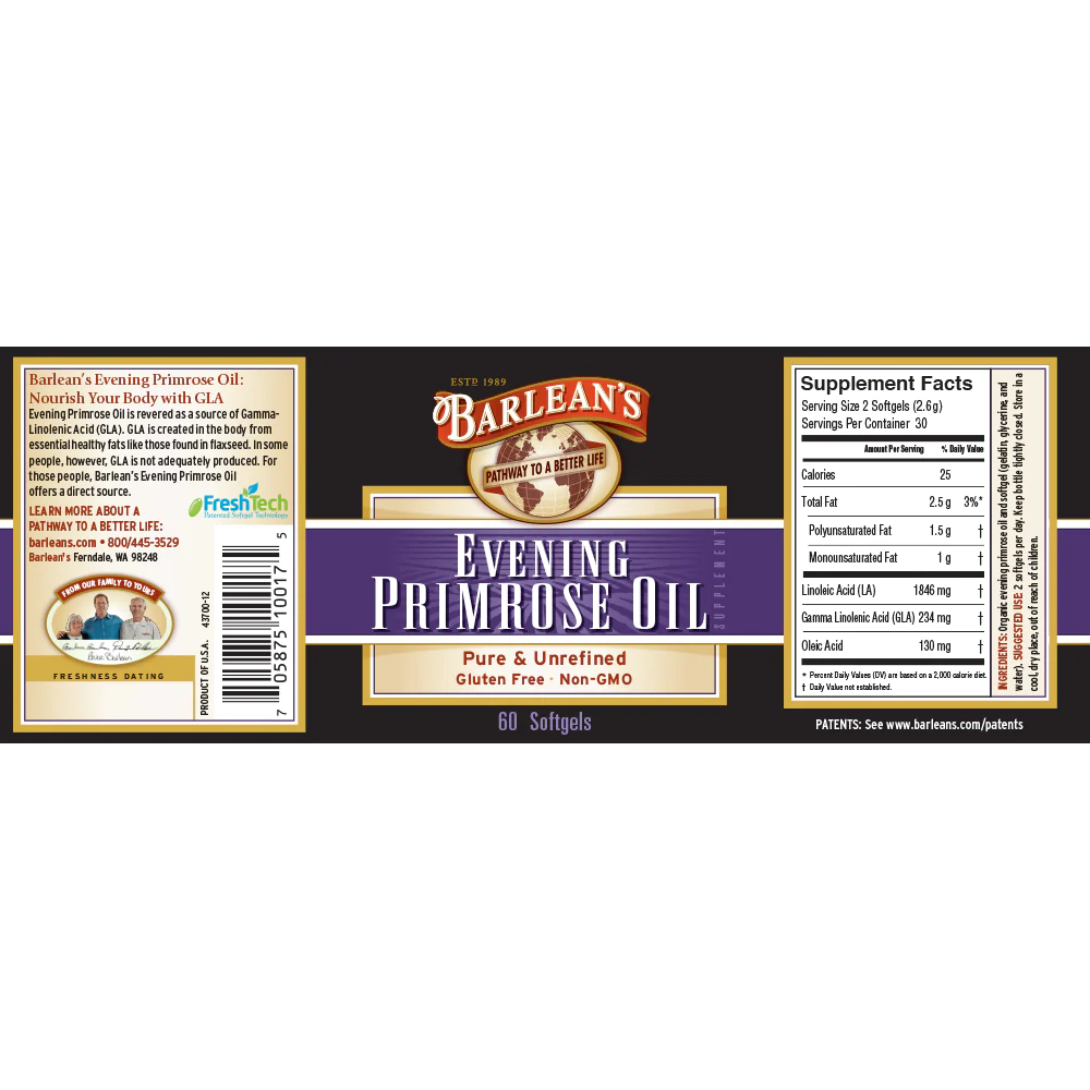 Evening Primrose Oil Softgels Max Muscle Orlando