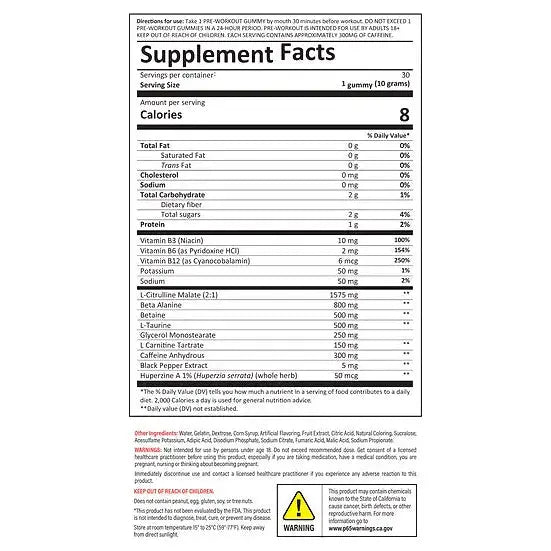 Kodagenix Gummy Pre-workout Max Muscle Orlando
