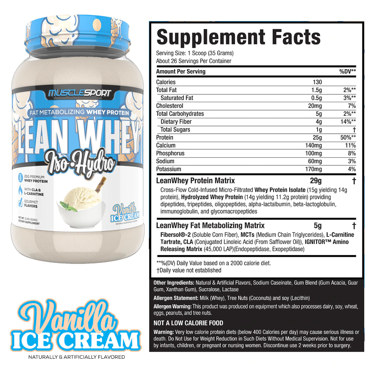 Lean Whey™ 2lb | Buy 1 Get 1 50% Off Max Muscle Orlando