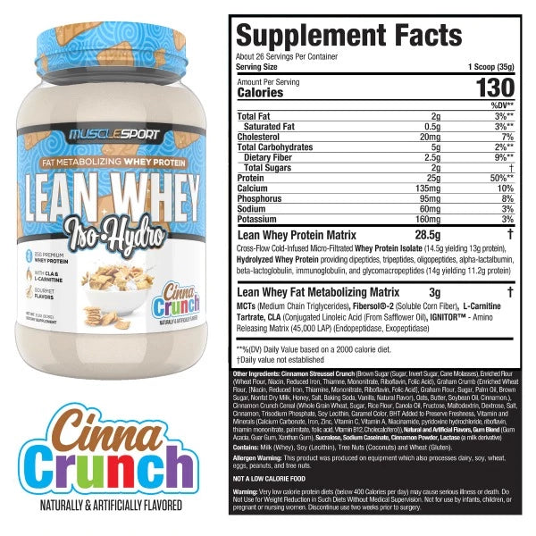 Lean Whey™ 2lb | Buy 1 Get 1 50% Off Max Muscle Orlando