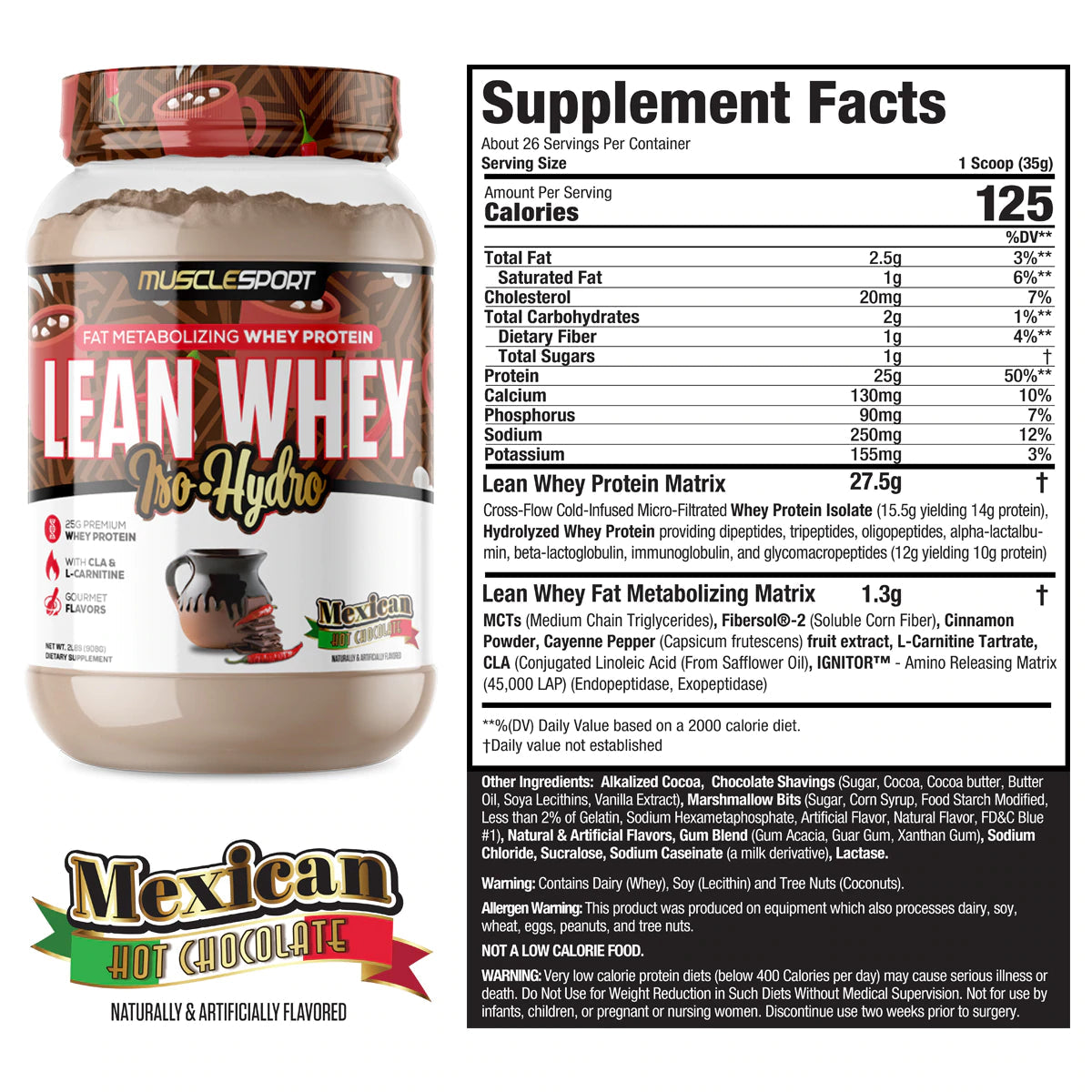 Lean Whey™ 2lb | Buy 1 Get 1 50% Off Max Muscle Orlando