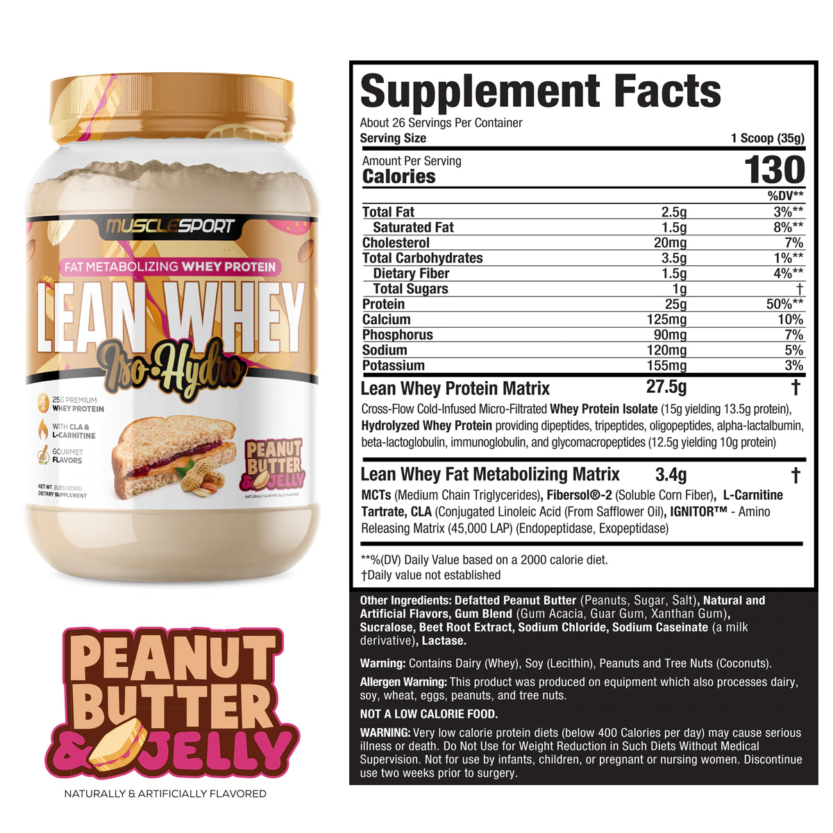 Lean Whey™ 2lb | Buy 1 Get 1 50% Off Max Muscle Orlando