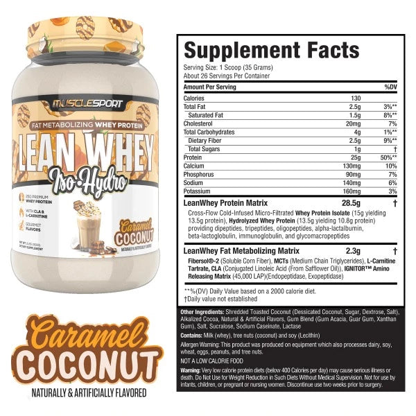 Lean Whey™ 2lb | Buy 1 Get 1 50% Off Max Muscle Orlando