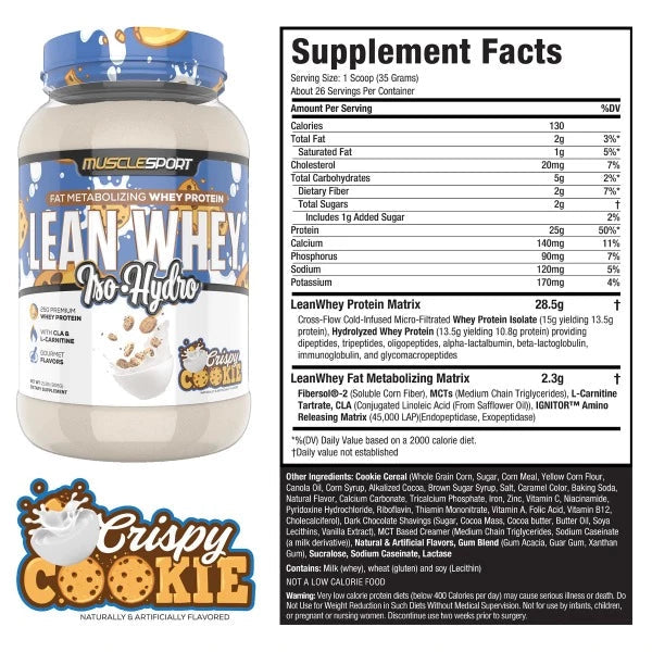 Lean Whey™ 2lb | Buy 1 Get 1 50% Off Max Muscle Orlando