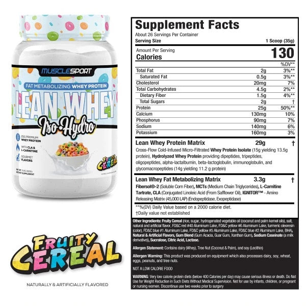 Lean Whey™ 2lb | Buy 1 Get 1 50% Off Max Muscle Orlando