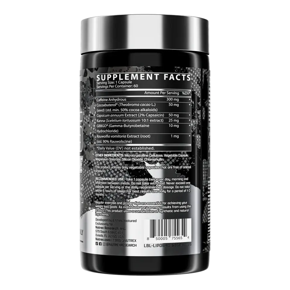 Lipo-6 Hardcore Nutrex Research