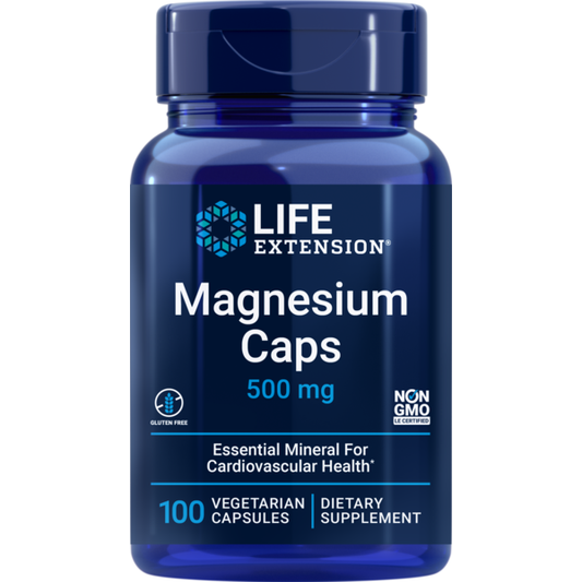 Magnesium Caps 500 mg, 100 vegetarian capsules Max Muscle Orlando