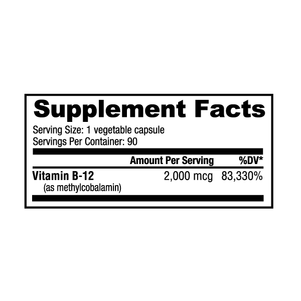 Methyl B-12 (2000mcg) Max Muscle Orlando