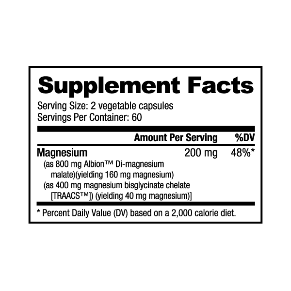 Mg Magnesium 120 Vegetable Capsules Max Muscle Orlando