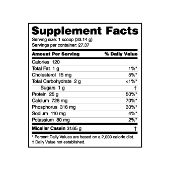 Micellar Casein Protein Max Muscle Orlando
