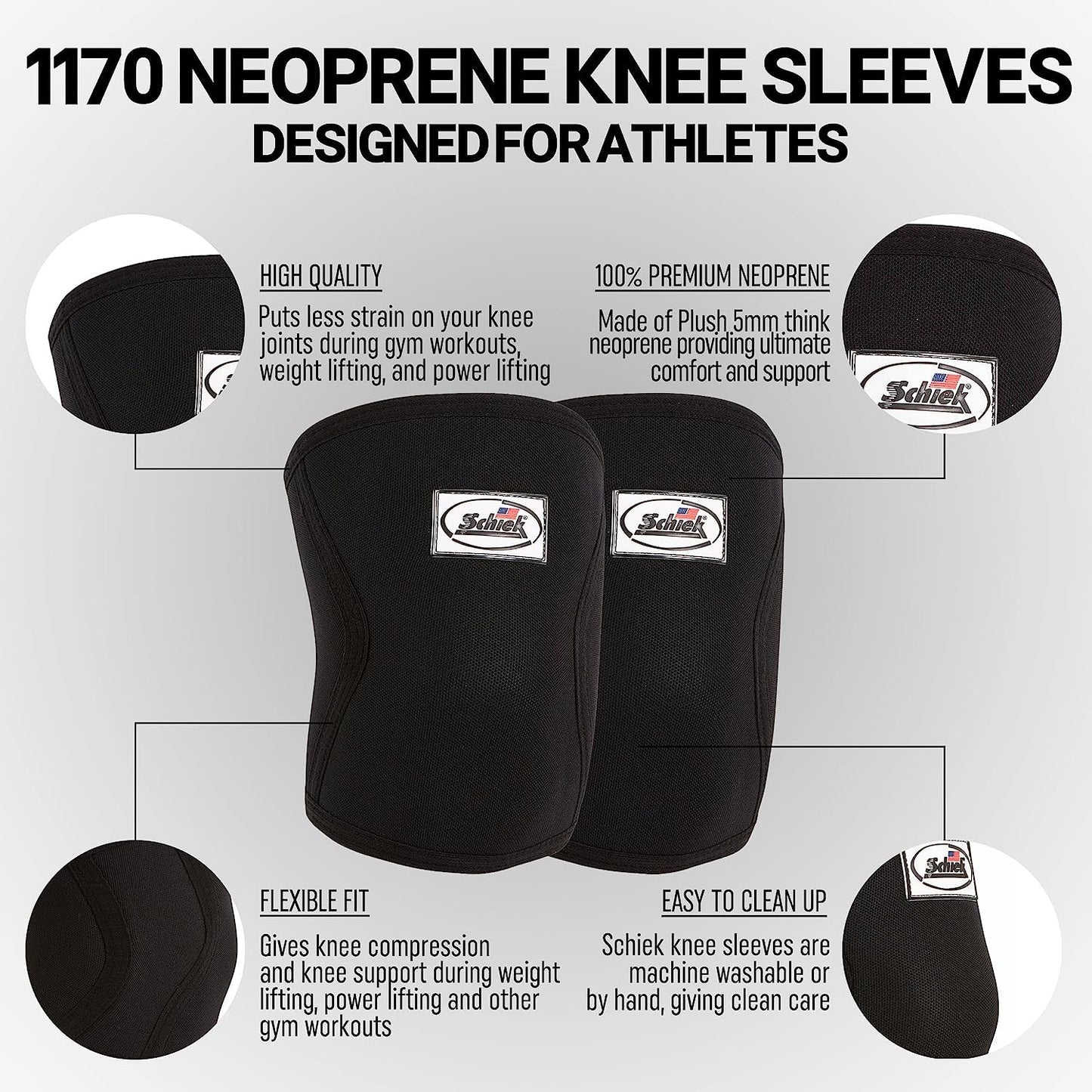 Model 1170CF Men's Knee Sleeves. Rx (Set of 2) Max Muscle Orlando