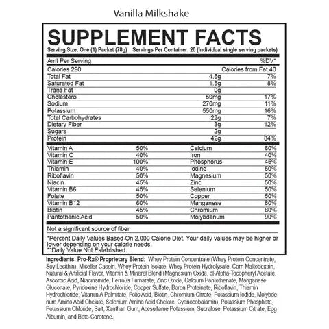 Myoplex Maximum Muscle Builder 20 Packets Max Muscle Orlando