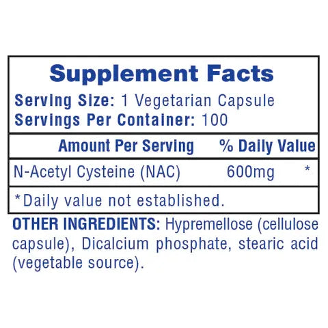 NAC | N-Acetyl Cysteine Max Muscle Orlando