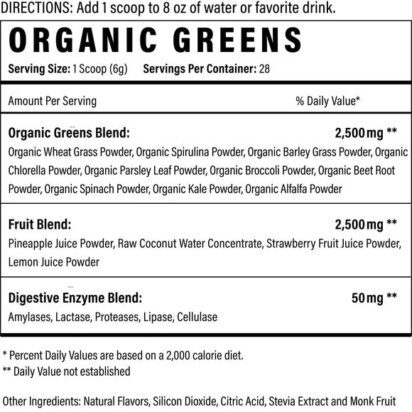 ORGANIC GREENS BERRY Max Muscle Orlando
