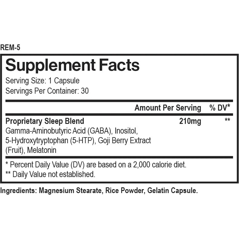 REM-5 Advance Sleep Aid Max Muscle Orlando