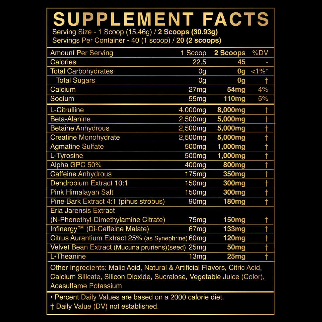BLACKMARKET X MAN SPORTS Strength Pre-workout