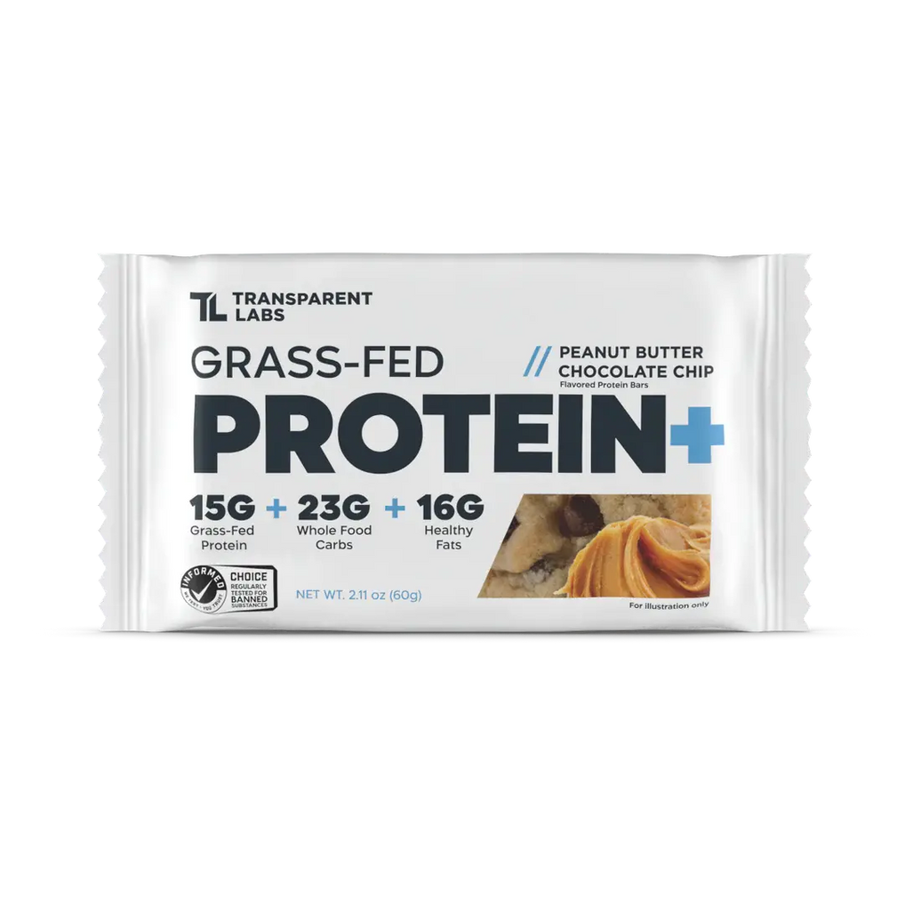 Transparent Labs | Grass-Fed Protein+ Bars Transparent Labs