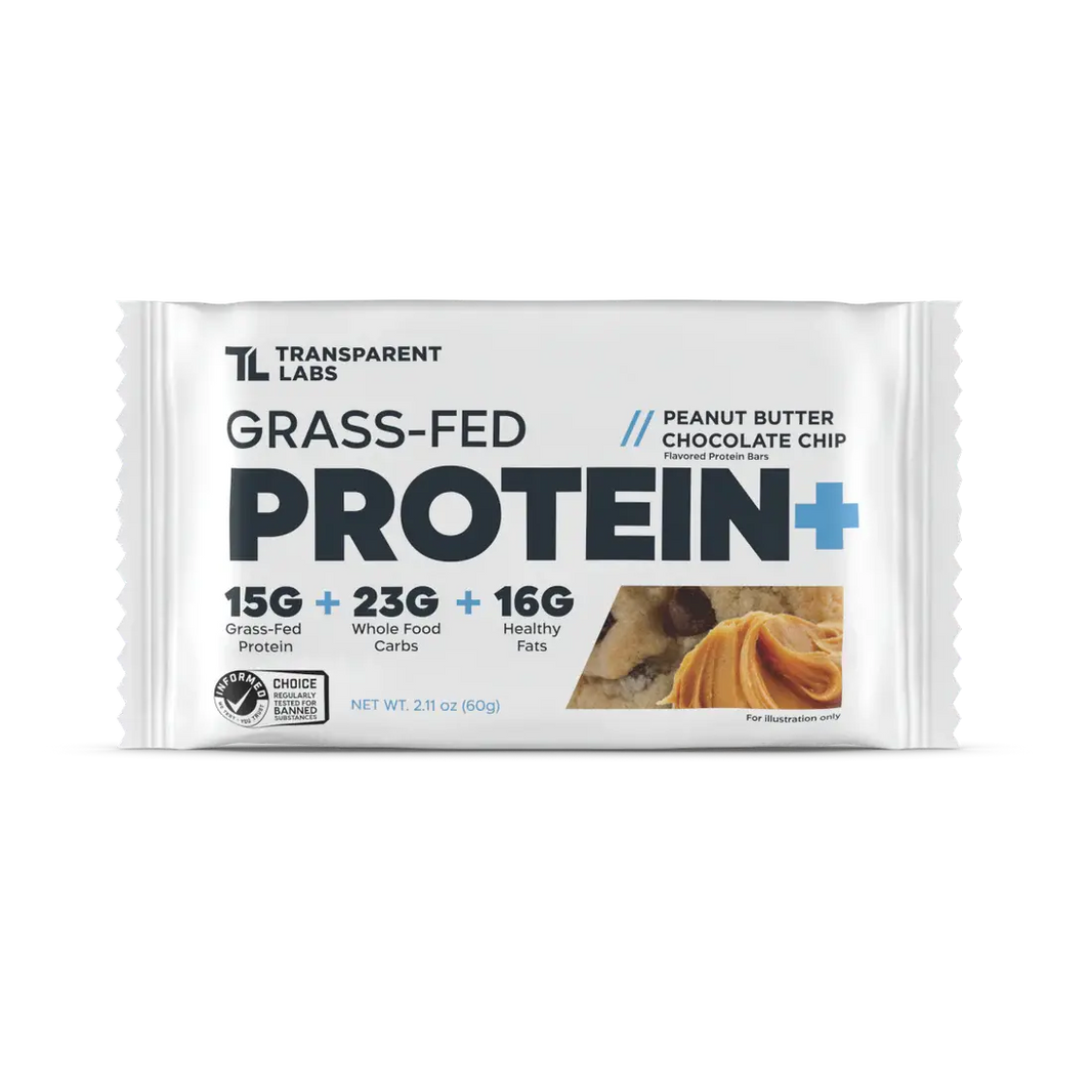 Transparent Labs | Grass-Fed Protein+ Bars Transparent Labs