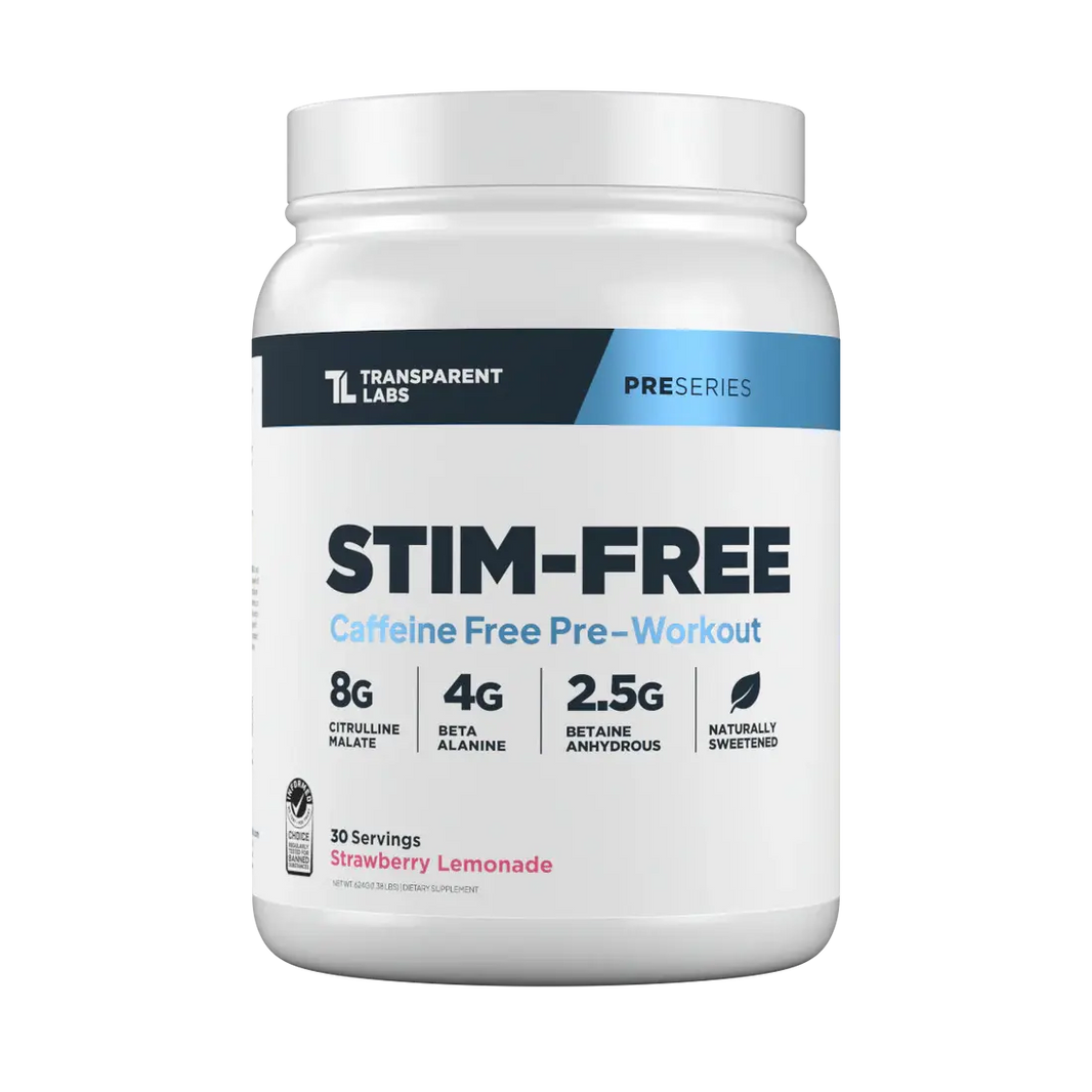 Transparent Labs | Stim Free Pre Workout (100% Caffeine Free) Transparent Labs