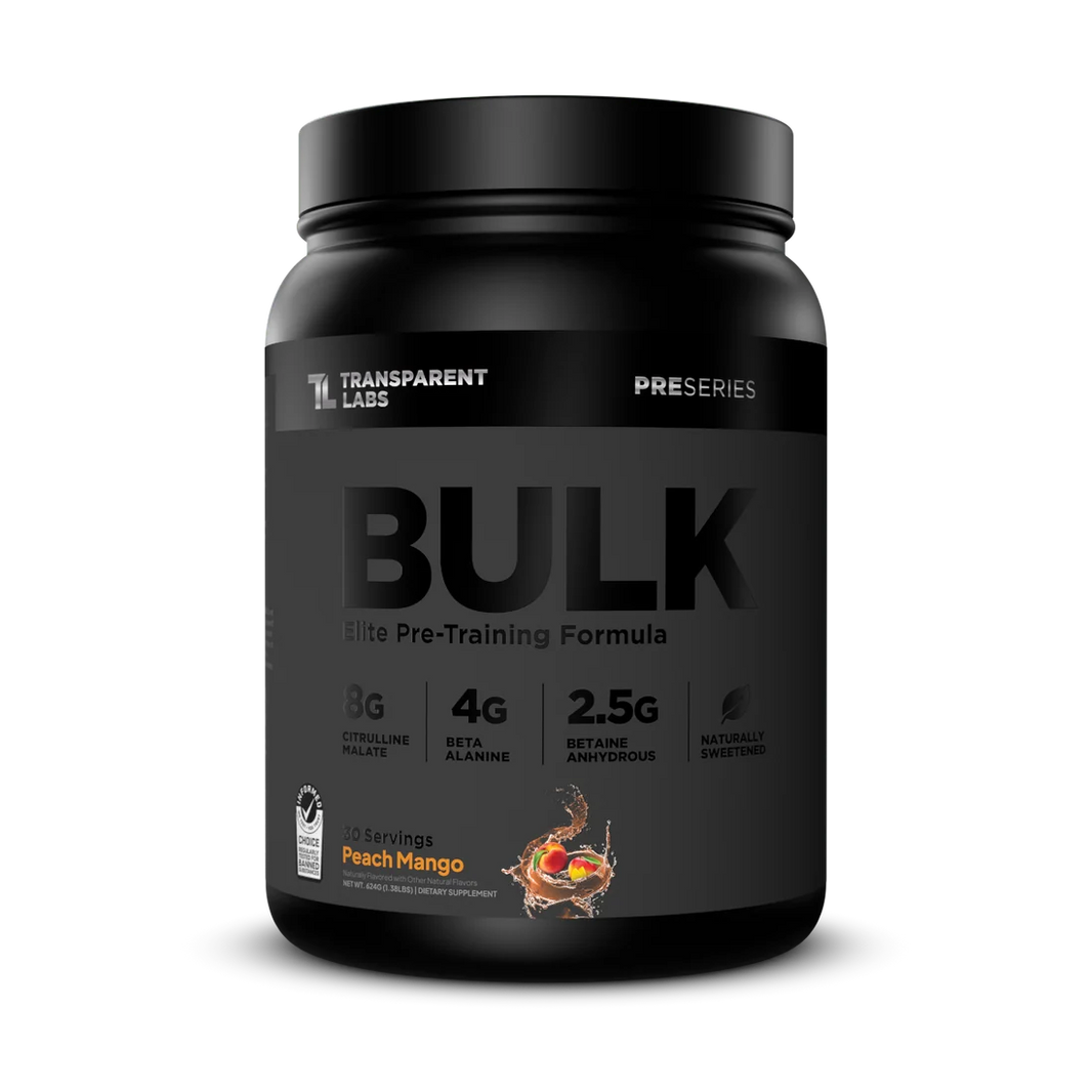 Transparent Labs | Bulk Black
