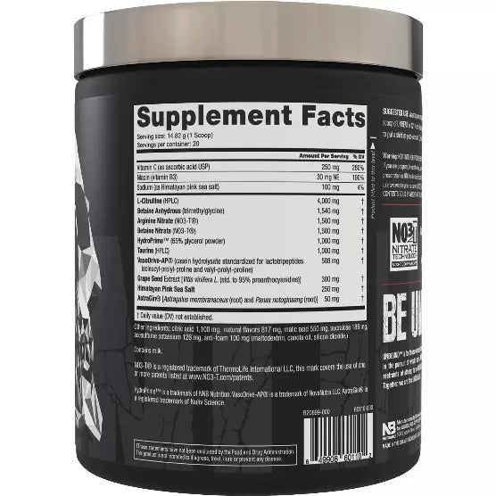 UNBENT BEYOND PUMP Max Muscle Orlando