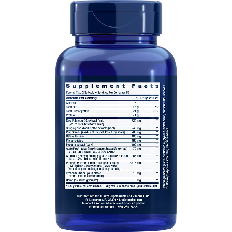 Ultra Prostate Formula 60 softgels Max Muscle Orlando