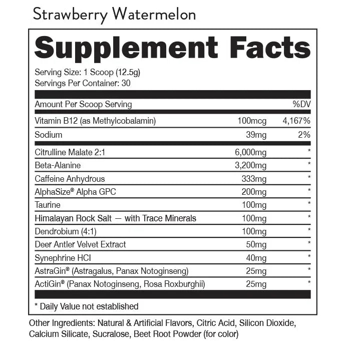 Woke AF - High Stimulant Pre-Workout Max Muscle Orlando