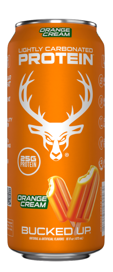 Bucked Up’s Lightly Carbonated Protein Drink