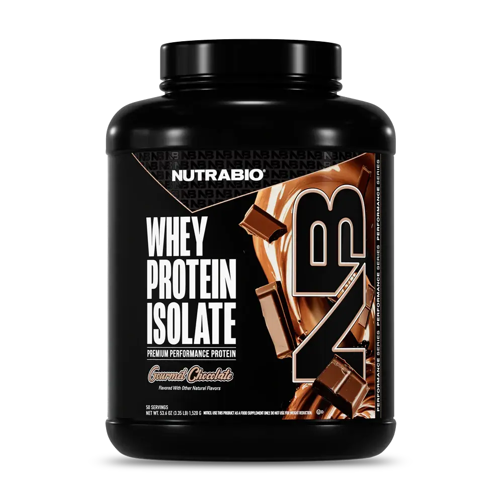 NutraBio | 100% Whey Protein Isolate 50 SV NutraBio