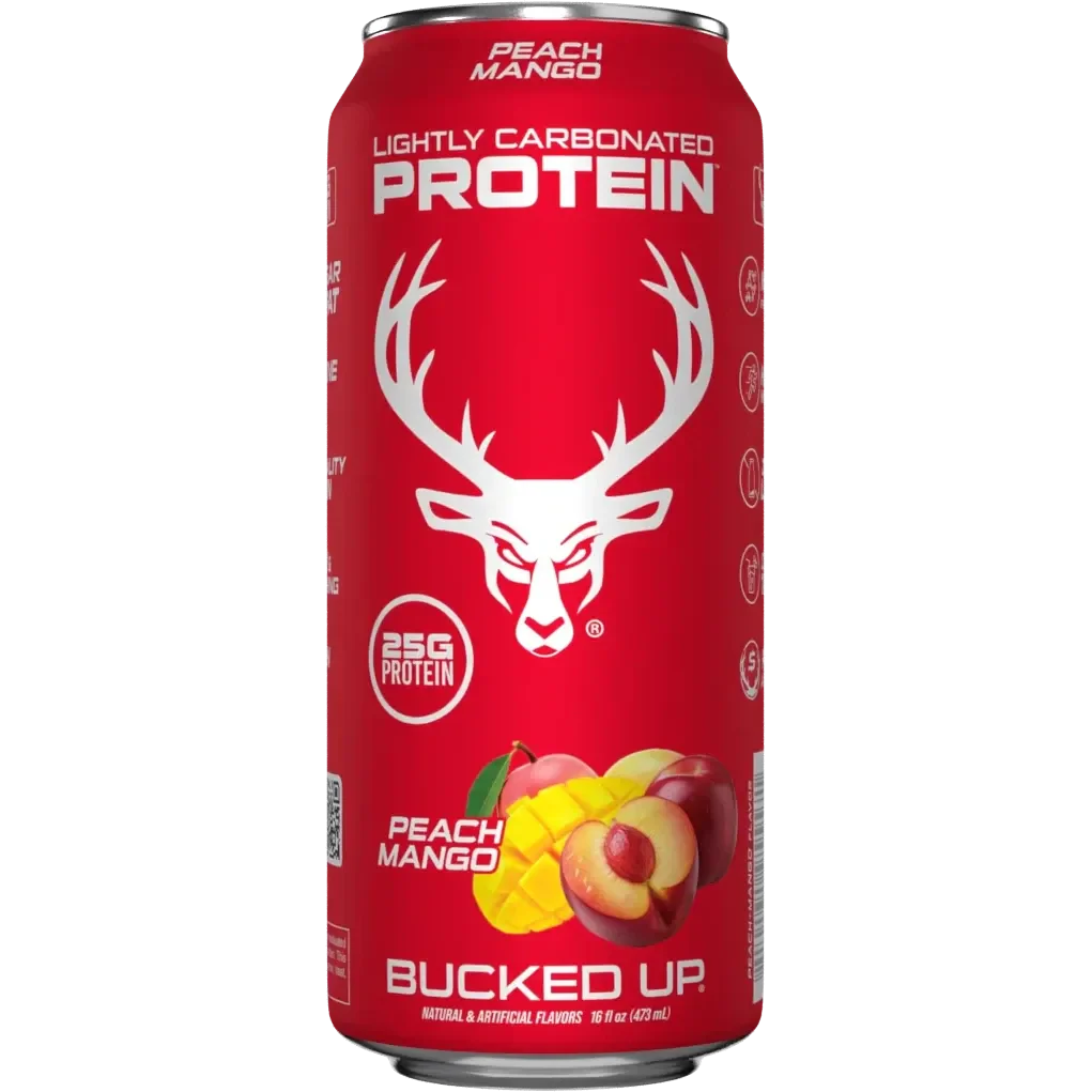 Bucked Up’s Lightly Carbonated Protein Drink