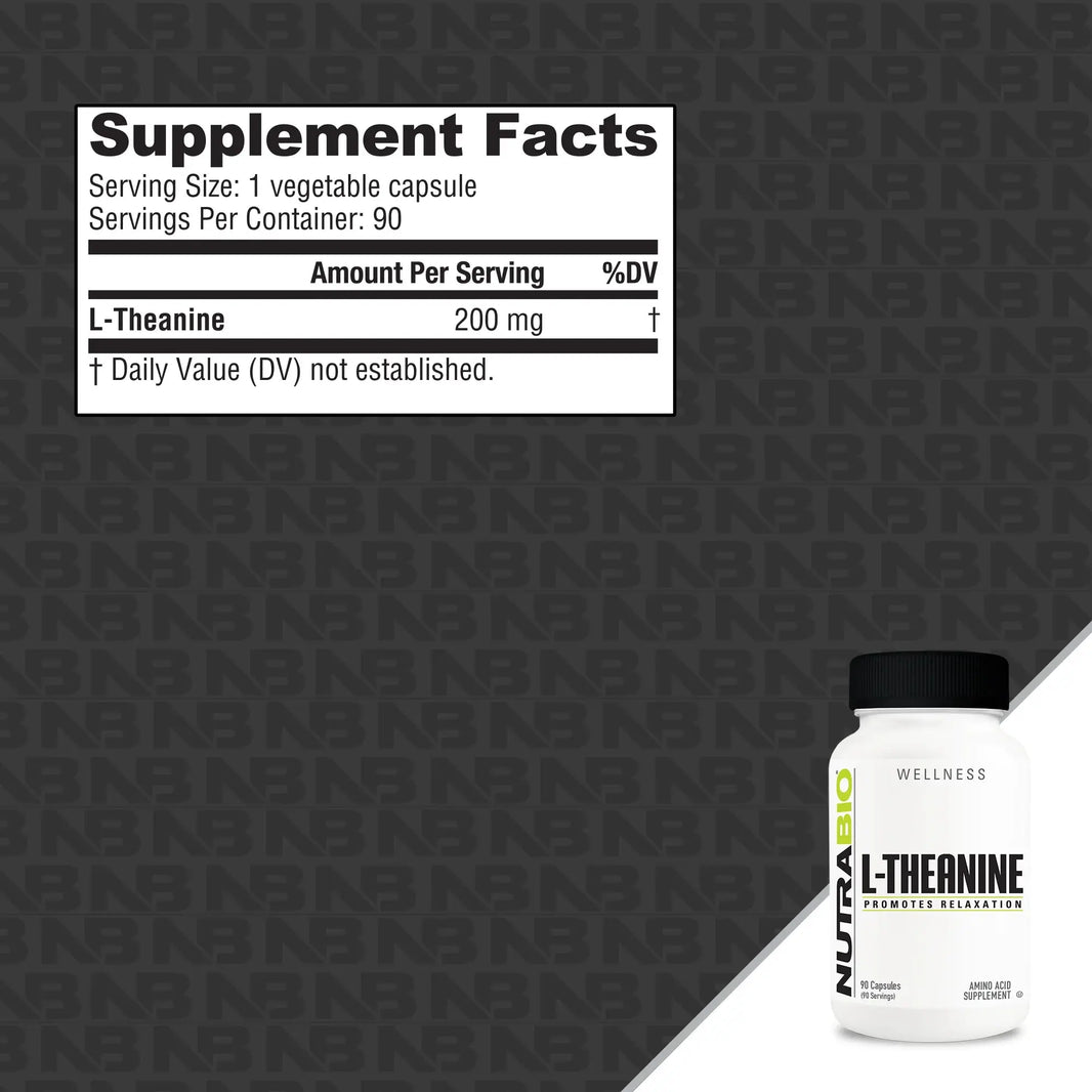 NutraBio | L-Theanine (200mg) NutraBio