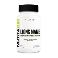 NutraBio | Organic Lions Mane (500 mg)