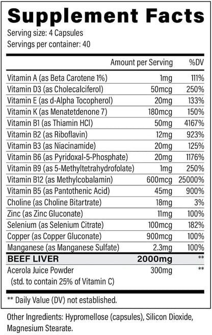 Beef Liver Capsules
