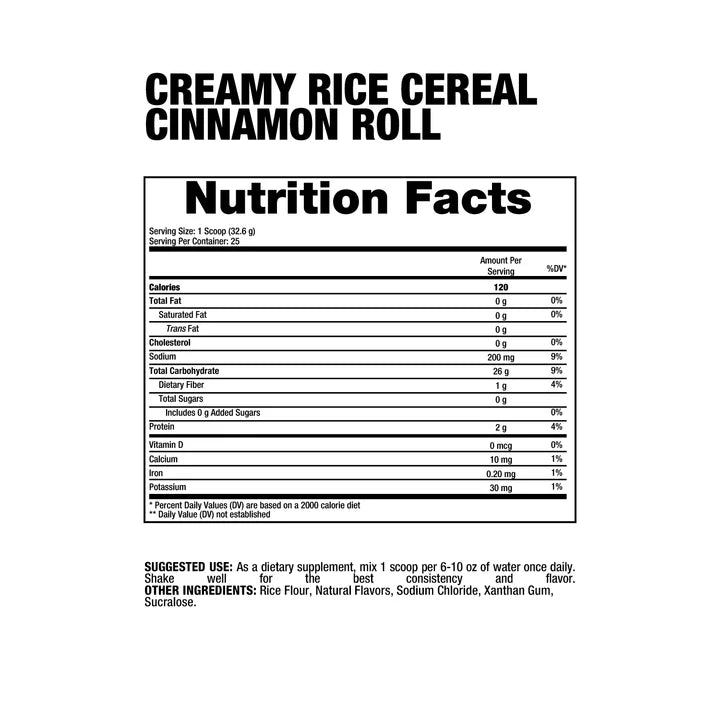 Creamy Rice Cereal