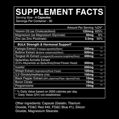 BULK Testosterone PILLS