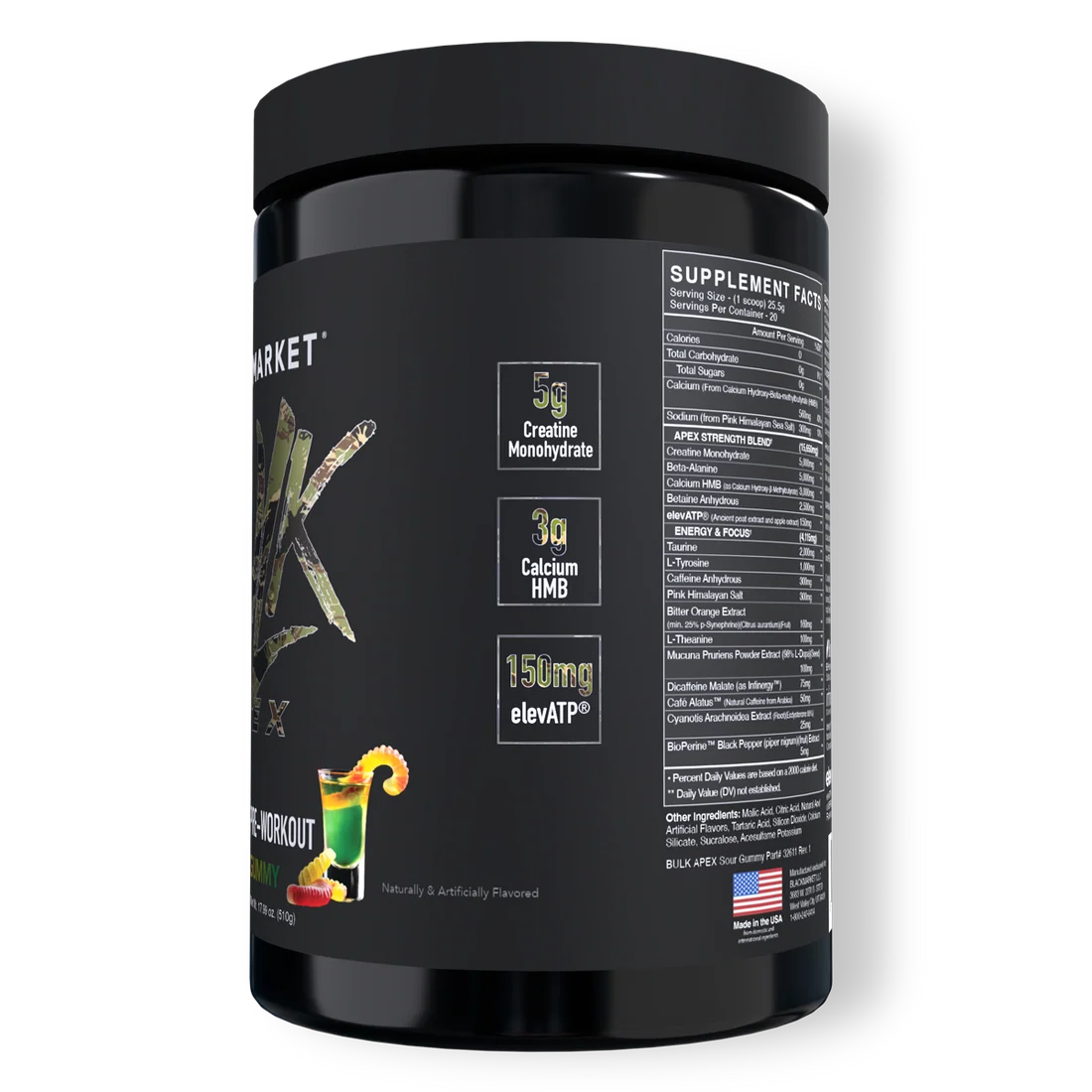 Black Market Labs | Bulk Apex Strength Pre-Workout
