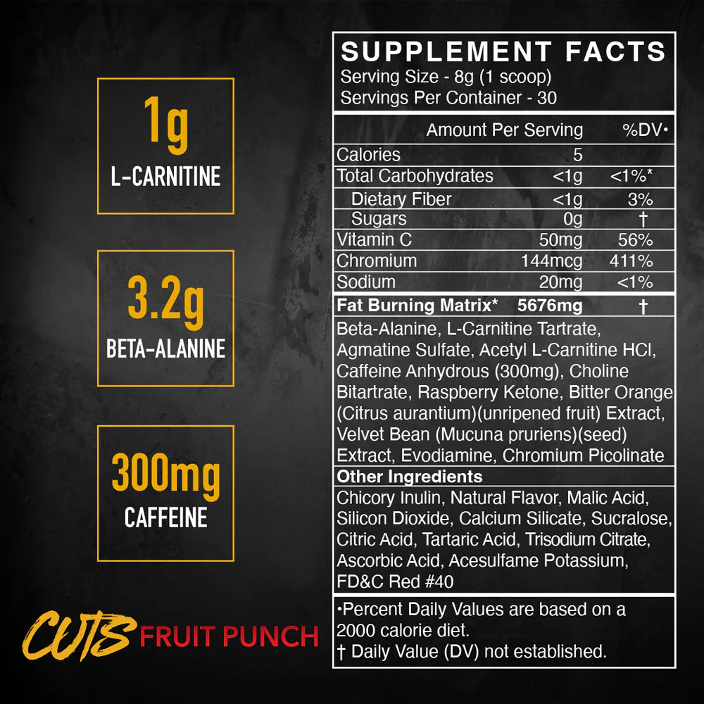 CUTS Thermogenic Pre-workout